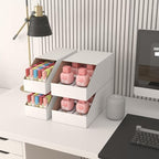 EXYGLO Stackable Cardboard Storage Bins 30 Pack, Corrugated Organizer Bins - Image 5