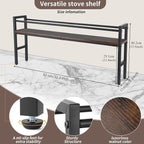 Meangood Spice Rack Shelf for Kitchen Stove, Over the Stove Shelf - Image 4