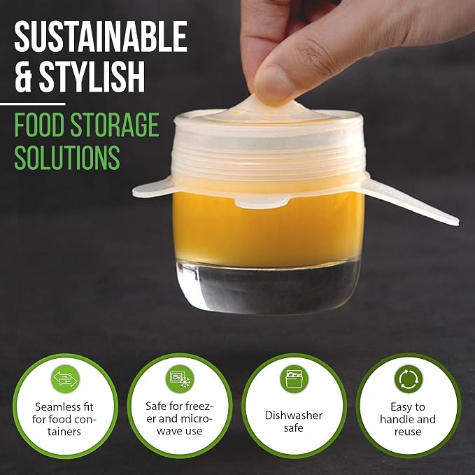 Reusable Silicone Can Lids – 2.6 Inch Can Covers - Image 4