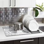 Findosom 2PCS 16" x 24" Dish Drying Mat & 24" x 5.5" Sink Splash Guard - Image 8