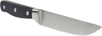 Amazon Basics 8-Piece Full Tang Stainless Steel Serrated Steak Knife Set - Image 3