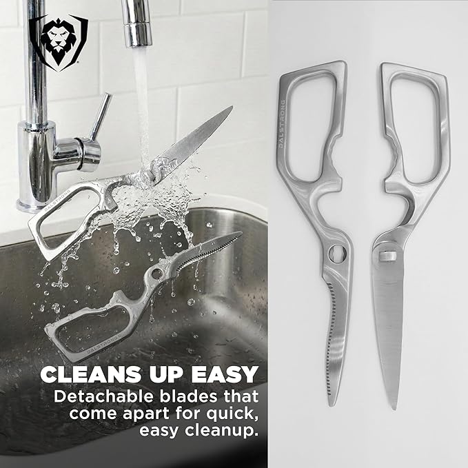 Dalstrong Kitchen Scissors — Japanese Stainless Steel Shears, Ambidextrous - Image 4