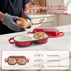 YONILL Mini Double Dutch Oven for Sourdough Bread Baking - Image 4