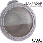 COOK WITH COLOR Prep Bowls with Lids- Wide and Deep Nesting Plastic Small - Image 7