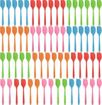 Irenare 65 Pcs Mini Silicone Spatulas Bulk 8.3 Inch Heat Resistant Scrapers by Irenare