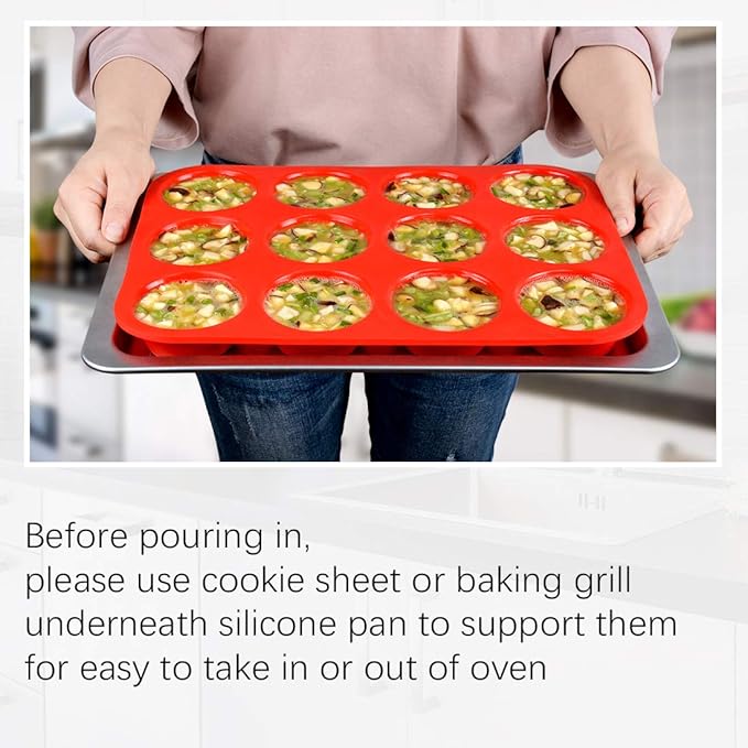 CAKETIME Silicone Muffin Pan Set - Image 6