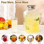 1 Gallon thickened Square Glass Pitcher - Image 2