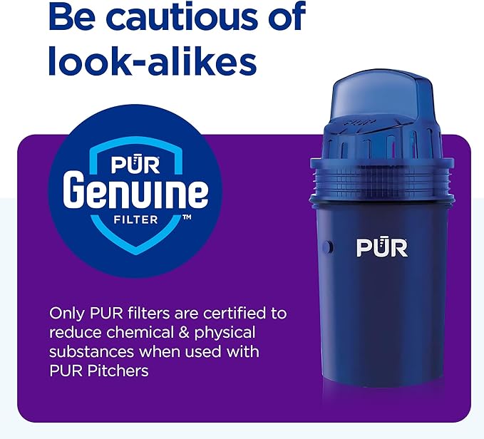 PUR 7-Cup Water Pitcher, 1 Genuine Filter, Great-tasting Water, Dishwasher Safe - Image 5