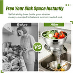Palksky Stainless Steel Colander Set - Image 3