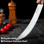 TAN REN Butcher Brisket Knife for Meat Carving, 12 Inch Cimeter Meat Slicing - Image 4