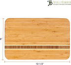 Totally Bamboo Aruba Bamboo Serving and Cutting Board, 12-1/2" x 8" - Image 5
