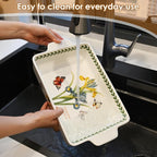 ACMLIFE Ceramic Casserole Dish Set, Ceramic Baking Dish - Image 8
