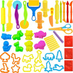 Playdough Tools Set, Creative Play Dough Accessories by AWNOGKUEToys