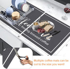Findosom Dish Drying Mat, Cuttable Drying Mat - Image 2