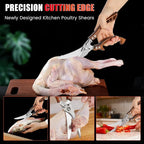 ANDONG Kitchen Scissors, Heavy Duty Professional Poultry Shears, Stainless - Image 2