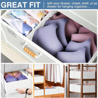 Criusia Drawer Organizer Clothes, 24 Pack Dresser Organizer Bins - Image 4