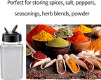 24 Pack 4oz Clear Plastic Spice Jars - Image 5