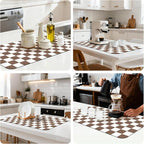 17" x 32" Checkered Dish Drying Mat - Image 8