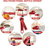 7 in 1 Jar Opener Bottle Opener and Wine Opener - Image 2