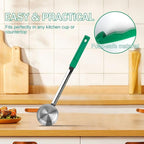 4 Ounce Solid Stainless Steel Portion Control Ladle Spoon - Image 4