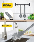 Pack of 2 Silicone Cooking Spoons, Non Stick Solid Kitchen Spoon - Image 6