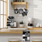 Jingmore 6 Pcs Kitchen Decor Set Accessorie Farmhouse Kitchen Towels Pot - Image 7