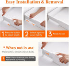 Lifewit 12 Pack 4" High Drawer Dividers 28-43.5cm/11-17" Adjustable Drawer - Image 5