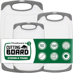 Freshware Cutting Boards for Kitchen, Chopping Board 3-Pack - Image 2