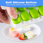 RAIN SPIRIT Ice Cube Trays, 2 Pack Durable Stackable Ice Trays - Image 5