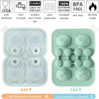 3D Bear Ice Cube Mold, Large Ice Cube Trays - Image 3