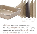 12" x 10" Cookie Sheet Pan Set, 2 Pack Nonstick Baking Sheets, Commercial - Image 7