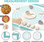 Silicone Pastry Mat for Dough Rolling, Silicone Baking Mat - Image 2