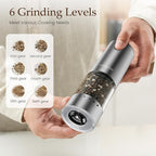 Newise Electric Salt and Pepper Grinder Set - Image 2