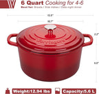 VORRINGARD Enameled Cast Iron Dutch Oven Pot - Image 2