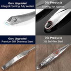Newness Slotted Spoon, 304 Stainless Steel Widen Skimmer - Image 2