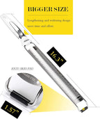 Ourokhome Kitchen Lemon Zester, Stainless Steel Hand Held Parmesan Cheese Grater - Image 5