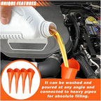2PCS Long Neck Oil Funnels, Plastic Funnel - Image 4