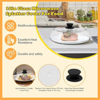 10in Glass Microwave Splatter Cover - Image 5