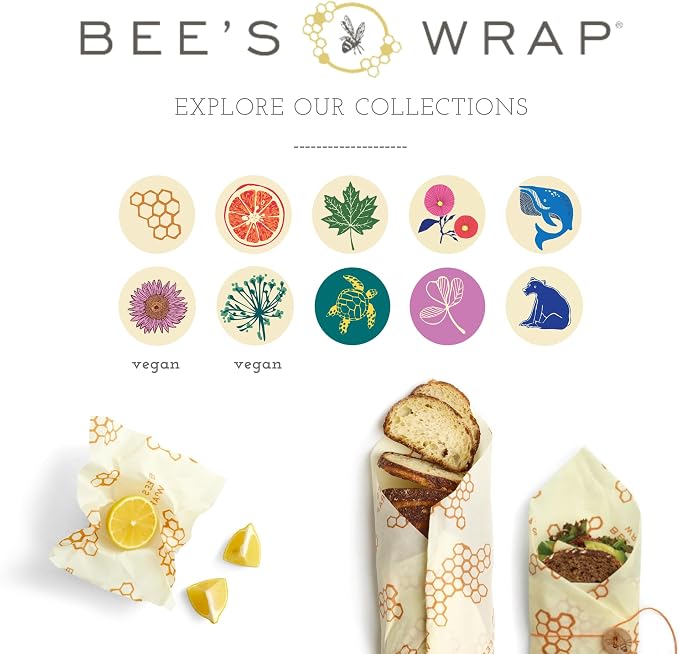 Bee's Wrap Vegan Beeswax Wraps for Food - Image 8