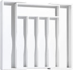 Bellsal White Silverware Organizer Kitchen Drawer Organizer Expandable Bamboo - Image 8