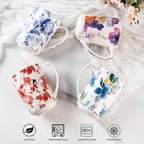 AmorArc Porcelain Tea Mug with Infuser and Lids, 18 Oz Coffee Cup Strainer with - Image 7