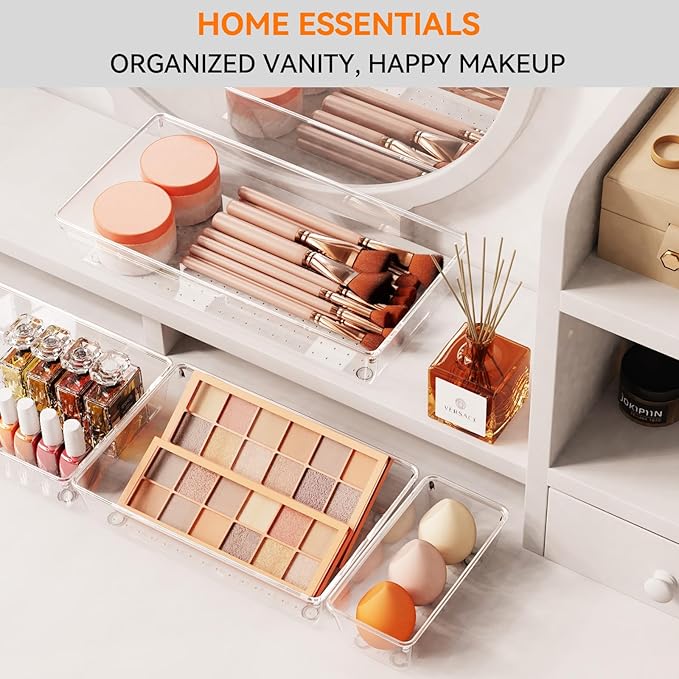 Criusia 8 Pack Drawer Organizer - Image 3