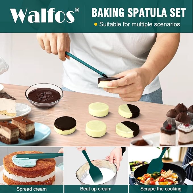 Walfos Silicone Spatula Set of 5 - Image 2