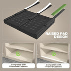 Seinloes 4 Pack Pull Out Cabinet Organizer 21" Deep, Full Extension 3 Slide - Image 2