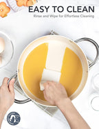 MICHELANGELO 6 QT Ceramic Stock Pot - Image 6