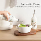 Sweejar Ceramic Olive Oil Dispenser Bottle - Image 4