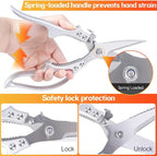 MDHAND Heavy Duty Poultry Shears, Kitchen Food Scissors All Purpose - Image 4