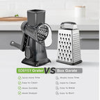 Cheese Grater Hand Crank Rotary Vegetables Shredder - Image 4