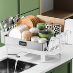 Dish Racks, Thicker Premium 304 Stainless Steel Dish Drying Rack by CosyPic