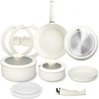 13 Pcs Pots and Pans Set, Nonstick Cookware Set by RayBear